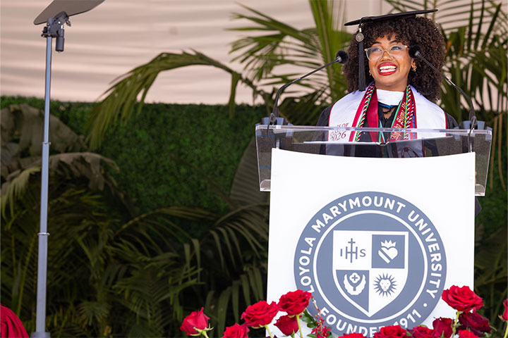 LMU Undergrad Valedictorian 2026 Speaking
